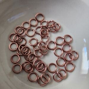Jump Rings 50 7.25mm‎ Jewelry Making Beads Crafts DIY Findings BC154